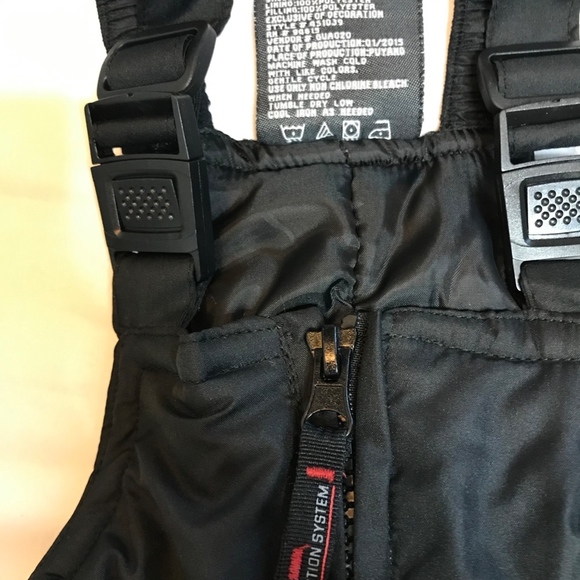 Black Protection System Toddler Ski Bib 2/3t - Picture 3 of 5